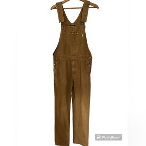 Unisex Brown Overalls by Dravus